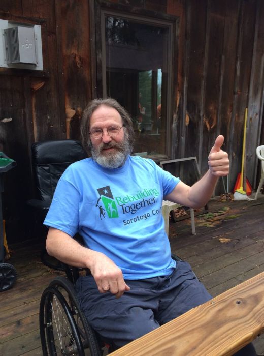 Rebuilding Together Saratoga County volunteer
